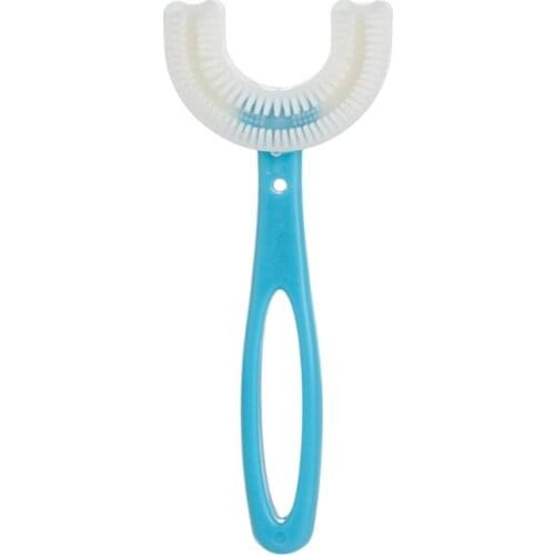 U-Shaped Child Toothbrush Manual Silicone Baby Yoothbrushing Artifact Oral Care