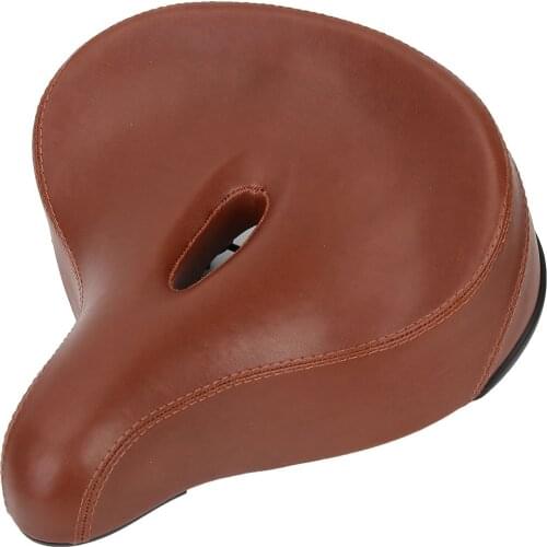 Bike Saddle Seat PU Soft Comfortable Sponge Pad Men Women MTB Road Shockproof Bike Seat Cycling Saddle Covers Accessories