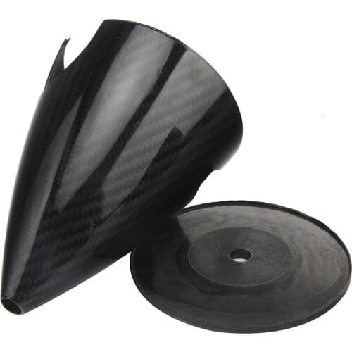 1piece 2" 2.25" 2.5" 3" 3.5" 4" 4.5" 5" 6" Cone Carbon Fiber Spinner 2 Blades CW For Gasline RC Plane Accessories