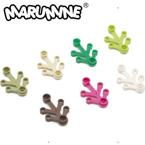 MARUMINE 100 PCS Blocks Compatible 2423 Flower Tree Parts City building Classic Bricks Construction Educational Toys
