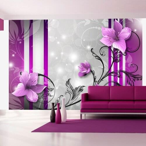 Wall mural-purple gems-400x280 cm