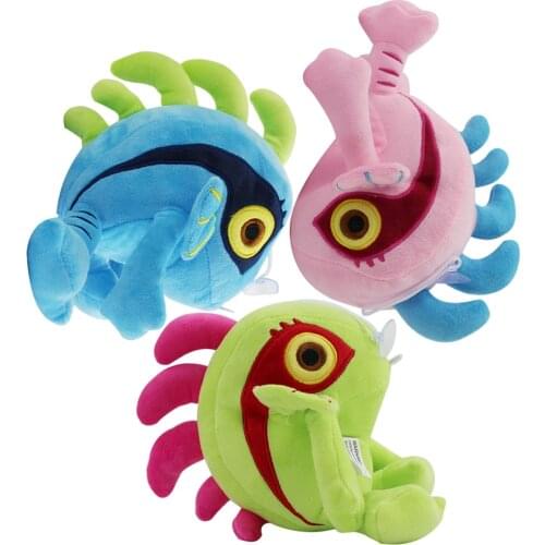 23cm 3 styles Murloc Plush Toys Soft Stuffed Animals Cute Cartoon Toy Fashion Hot Doll Birthday Christmas Gifts for Kids
