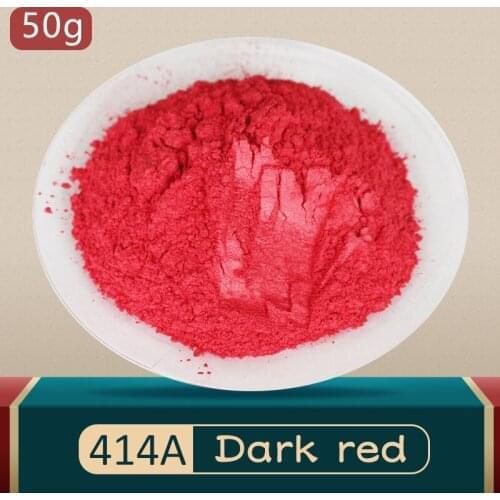 Red Pigment Pearl Powder DIY Dye Colorant 50g for Leather Paint Coating Automotive Paint Nail Polish