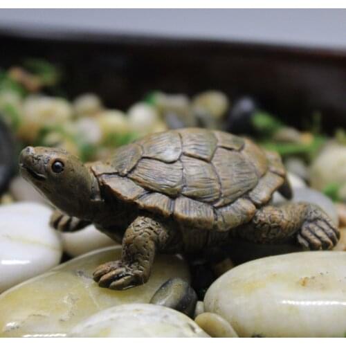 Cute Frog Turtle Mini Resin Crafts Garden Statue Outdoor Garden Decorative Frog Sculpture for Home Desk Garden Decor Ornament