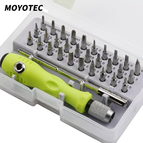 MOYOTEC 32 In 1 Multi-Precision Screwdriver Set Disassemble Electronic Repair Hand Tool Kit For Cell Phone Laptop Tablet