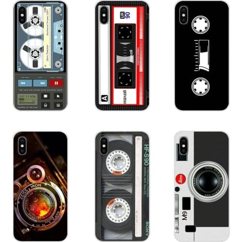 Fashion retro mix cassette tape volume Camera For Samsung Galaxy A3 A5 A7 A9 A8 Star A6 Plus 2018 2015 2016 2017 Soft TPU Covers
