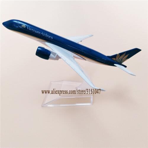 NEW Alloy Metal Air Vietnam Airlines Airplane Model Vietnam Airbus A350 350 Airways Plane Model Aircraft Kids Gifts 16cm