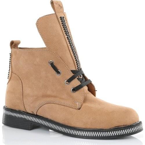 OBLAVION Barka Non-Slip Sole Lace-Up Boots Womens Boots Reflect to Your Style in Cold Winter Days
