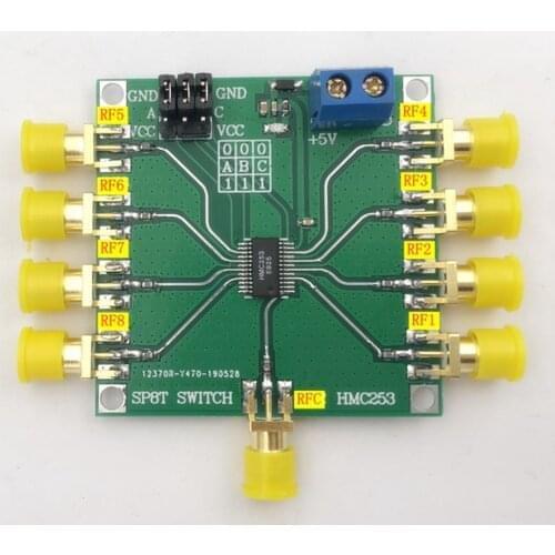 HMC253 DC-2.5 GHz RF Single-Pole Six-Throw Switch Non-Reflective SP8T Switch