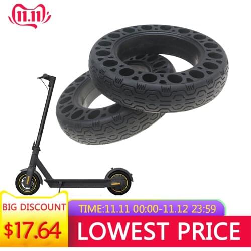 Solid Tyre for Ninebot Max G30 Electric Scooter Durable Scooter Tyre Anti-Explosion Tire Accessories 10 Inch Outer Tire