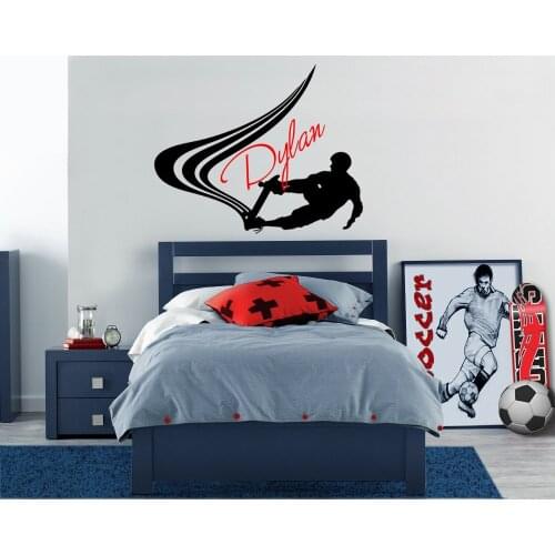 DIY Wall Sticker Names Personalized Art Wallpaper Hot Selling Vinyl Wall Decals Sports Skateboarding Boys Teen Room Decor ZA288