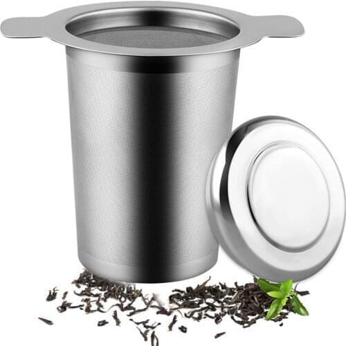 WSFS Hot Layer Mesh Tea Infuser, Reusable Coffee Filter - Fits Standard Cups Mugs Teapots - Perfect Stainless Steel Filter for B