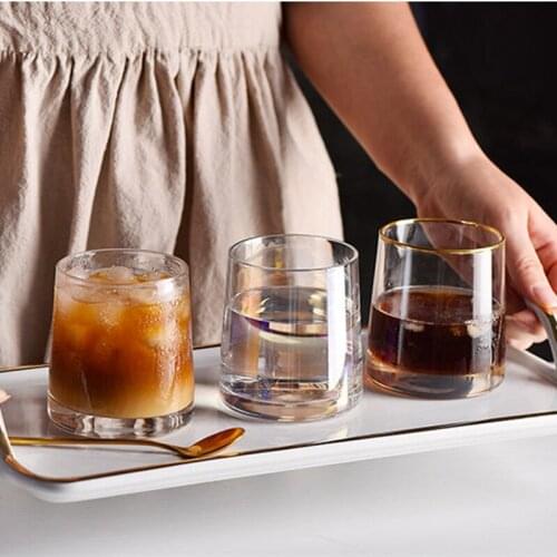 Whiskey Glass Heat Resistant Tea Glasses Cup Water Drinking Coffeeware