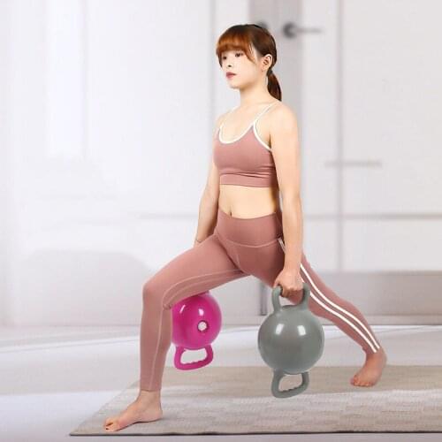 Outdoor Yoga Equipment Dumbbell Kettle Bell Handle Water Injection Anti Pressure Pilates Fitness Water Injection Workout