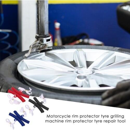 2Pcs 3 Colors High Quality Universal Motorcycle Saver Changing Tire Wheel Rim Edge Protectors Tire Rims Tool Car Accessories
