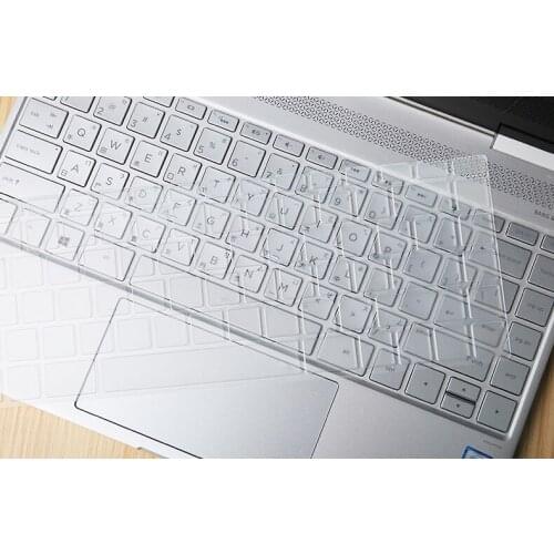 XSKN for HP Spectre X360 2-in-1 13.3" 13-W013DX 13-W023DX Touch-Screen Laptop Ultra Slim Clear TPU Keyboard Cover Skin Film