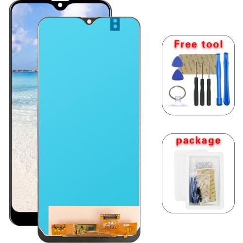 For Samsung Galaxy A20 A205 A205G A205F A205u LCD Display Touch Screen Digitizer Glass Assembly + Tools
