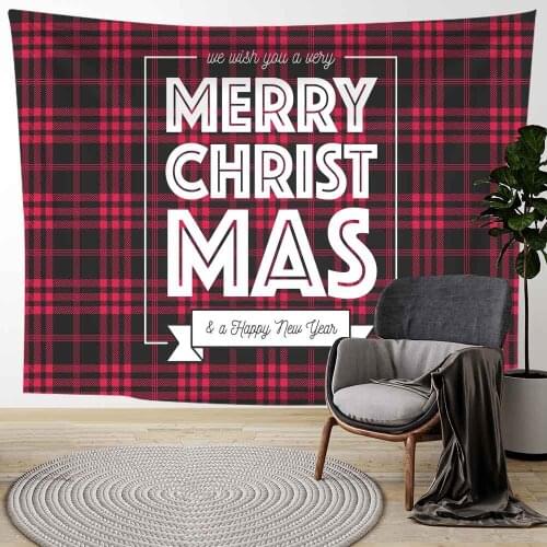 Christmas Tapestry Wall Hanging Aesthetic Printed Wall Tapestry Witchcraft Supplies Home Bedroom Decor 0.75*1/1.3*1.5/1.5*2m 1pc