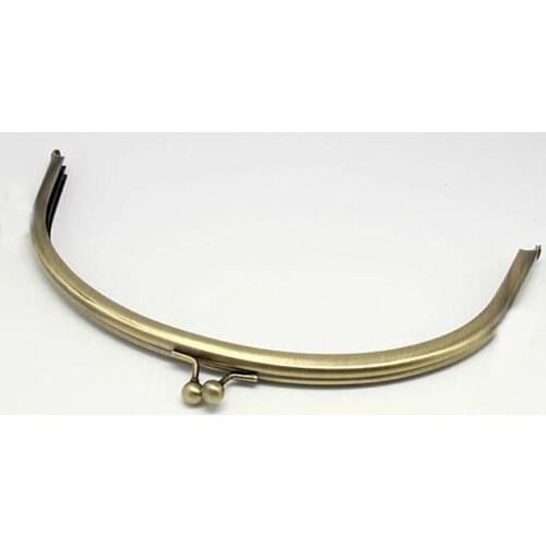 10 pc Retro Flower Metal Purse Frame Handle Purse Frame 24.5cm ( 9.6 inch)