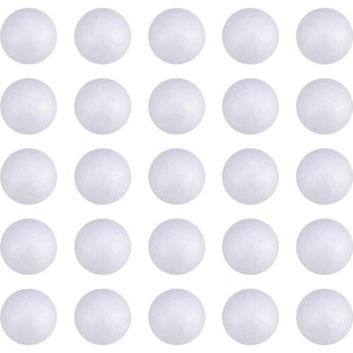 100/50 pcs Wedding Decoration Modeling Craft Solid Polystyrene Balls Round Spheres DIY Stuff DIY Raw Material Foam Process Ball