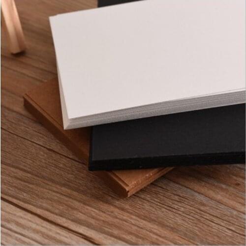100Pcs Kraft Paper Gift Card Vintage Blank Postcard Greeting Cards Brown White Black DIY wholesale 14*10CM