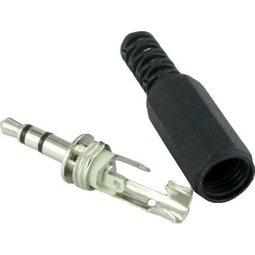 3.5mmaudio male plug jack adapter stereo connector earphone3.5mm housing stereo plug earphone single and dual channel audio plug