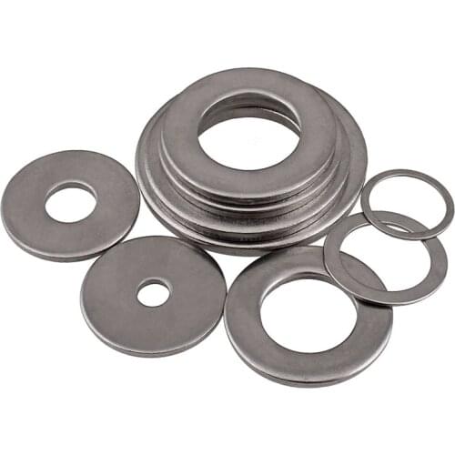 316 stainless steel flat gasket thickened flat washer m2m3m4m5m6m8m10 10PCS