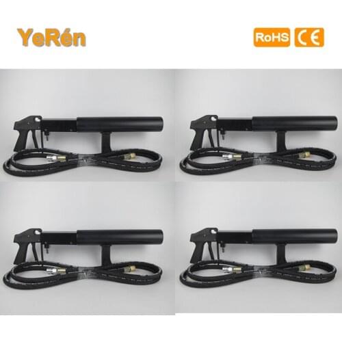 4 pieces/lot) Handheld Co2 Jet Machine Co2 Jet Gun DJ Light 3m 10ft Hose Jet High-Quality Gun Pistol Co2 Stage Equipment