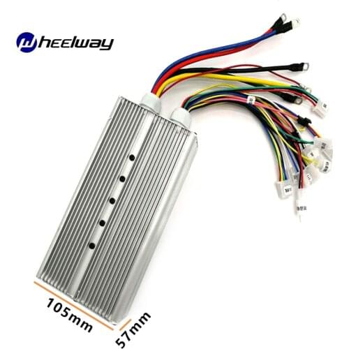 48V60V72V84V96V 2000W 70ADC Motor Controller Electric Bicycle Accessories Hub Motor Controller 36mosfet Sine Wave Controller