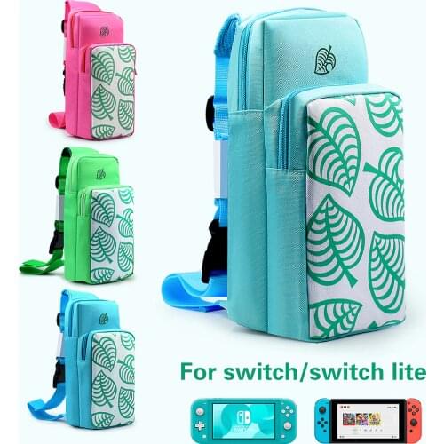 8-1 Cute Cartoon Portable Shoulder Bag Shell Case for Nintend Switch Water-resistent EVA Carrying Storage Bag for NS Console