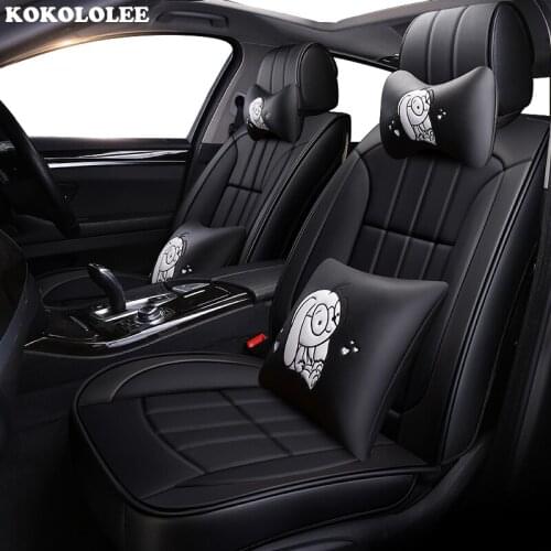 Kokololee pu Leather car seat covers For chrysler 300c seat ibiza volvo v60 v50 xc60 xc70 s80 lifan x60 lada auto accessories