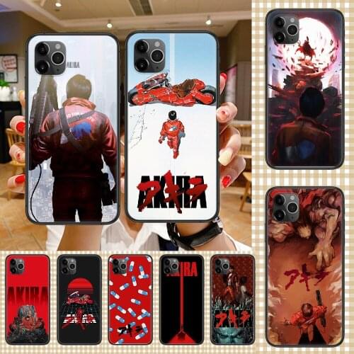 Anime AKIRA Phone Case Cover Hull For iphone 5 5s se 2 6 6s 7 8 12 mini plus X XS XR 11 PRO MAX black 3D funda silicone