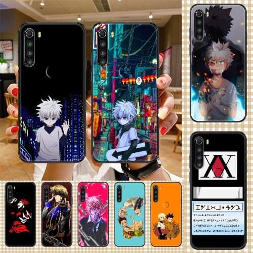 Anime HUNTER×HUNTER hxh Phone case For Xiaomi Redmi Note 7 7A 8 8T 9 9A 9S 10 K30 Pro Ultra black pretty waterproof silicone