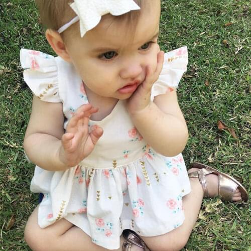 Emmababy Floral Infant Toddler Baby Girls Princess Dress Wedding Party Kids Tutu Dresses Children Kid Girl Clothing