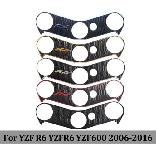 For Yamaha YZF-R6 2006-2016 YZF600 YZF R6 Motorcycle Tank Protection Plate Steering stickers Cover Decal waterproof Sticker