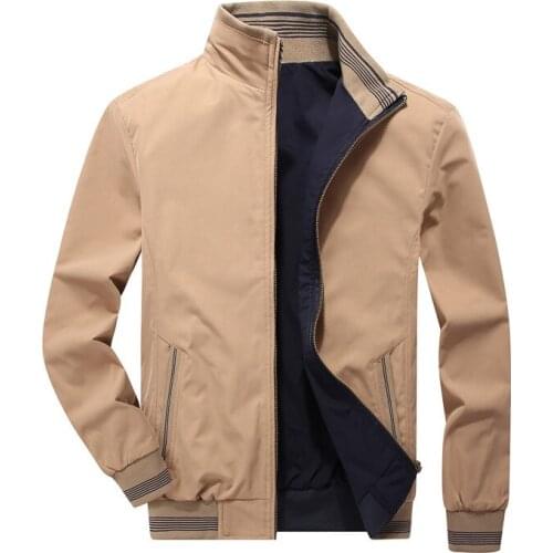 2021 Mens Clothing Spring Autumn Mens Casual Jacket Double-sided Fashion Jacket Men Jackets for Men High Quality Clothes YLJYFZ