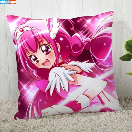 Smile Precure Pillow Cover Customize Pillowcase Modern Home Decorative Pillow Case For Living Room 2020.08.17