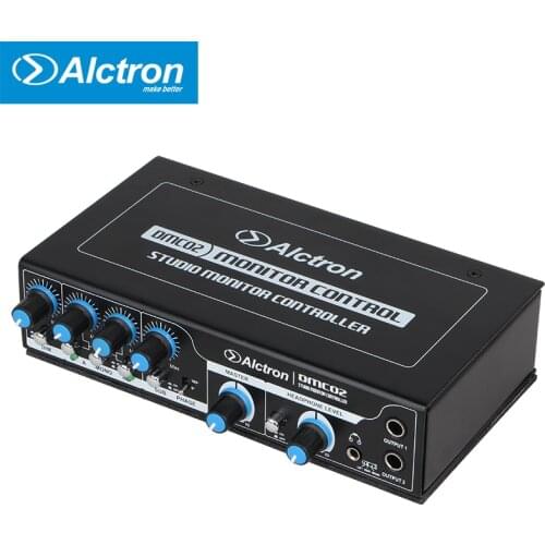 Alctron DMC02 professional studio monitor controller stereo headset distribution amplifier