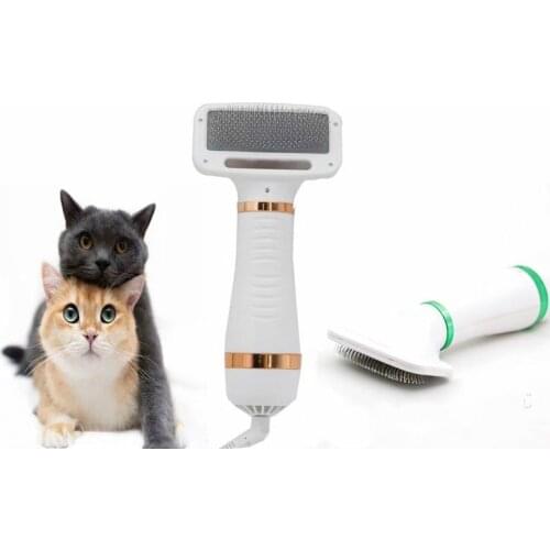 Pet Grooming Dryer Pet Blowing Comb Cat Dog Pet Hair Dryer Brushing Cleaning Cat And Dog Electric Pet Hot Air Comb Blowing Comb