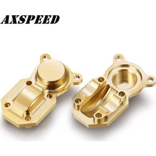 SCX24 Brass Counter Weights Axle Diff Cover Portal Drive Axle Counterweight for 1/24 Axial SCX24 90081 RC Crawler Car Parts