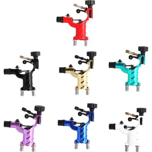 Dragonfly Tattoo Machine Shader & Liner 7 Colors Assorted Electric Tattoo Motor Kits Artists Accessories + 2 Tubes