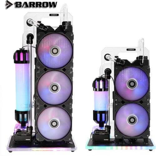 Barrow Water Cooling External Bracket Dock For ITX Case Radiator CPU GPU Cooler, Form PC Liquid Cooling System, EXWCD-240/360