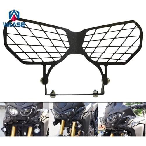 Waase Motorcycle Iron Mesh Headlight Guard Cover Protector For Honda CRF1000L Africa Twin 2016 2017 2018 2019