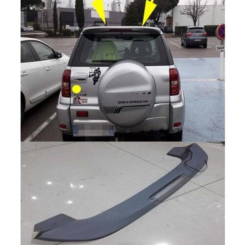 Factory Style Spoiler Wing ABS for 2001-2010 Toyota RAV4 Spoilers LED Light Wing A