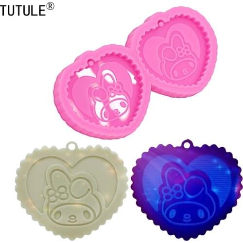 Mirror Kpop Characters Faces Only Individuals Molds Keychain Epoxy Resin earring Polymer Clay for baking candies Silicone molds