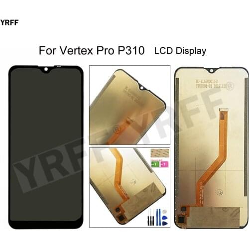LCD Screens For Vertex Pro P310 LCD Display Touch Screen Digitizer Assembly Panel Sensor Phone Repair Sets 100% Tested