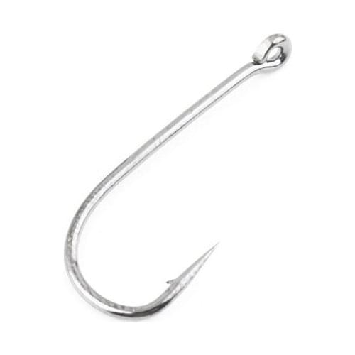 100 Pcs/Lot 3# -12# Top Quality Carbon Steel Fishing Hook Fishhooks Durable Fishing Hooks with Hole Carp Fishing Tackle Box