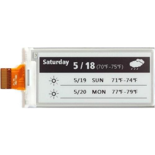 2.9inch Partial refresh e-paper display