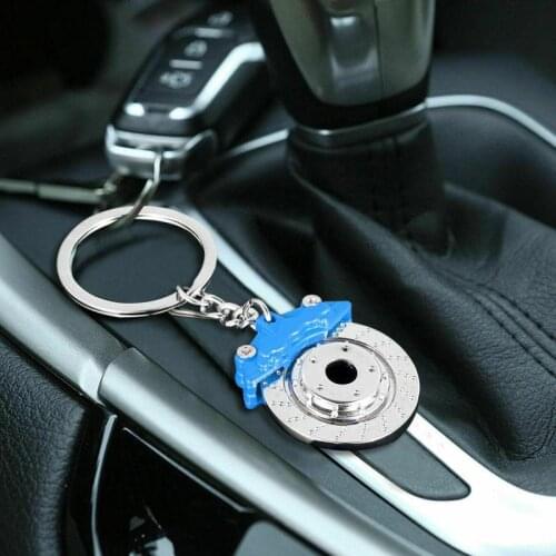 Car Modified Brakes Shape Keychain Men Motorcycle Key Pendant Brakes Key Ring Disc Brake Pads Key Chain Pendant On Waist