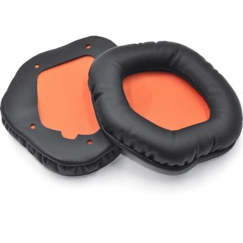 C1FB 2PCS Leather Earpads Ear Cushions Cover for ASUS STRIX 7.1/2.0/PRO/DSP Headphone